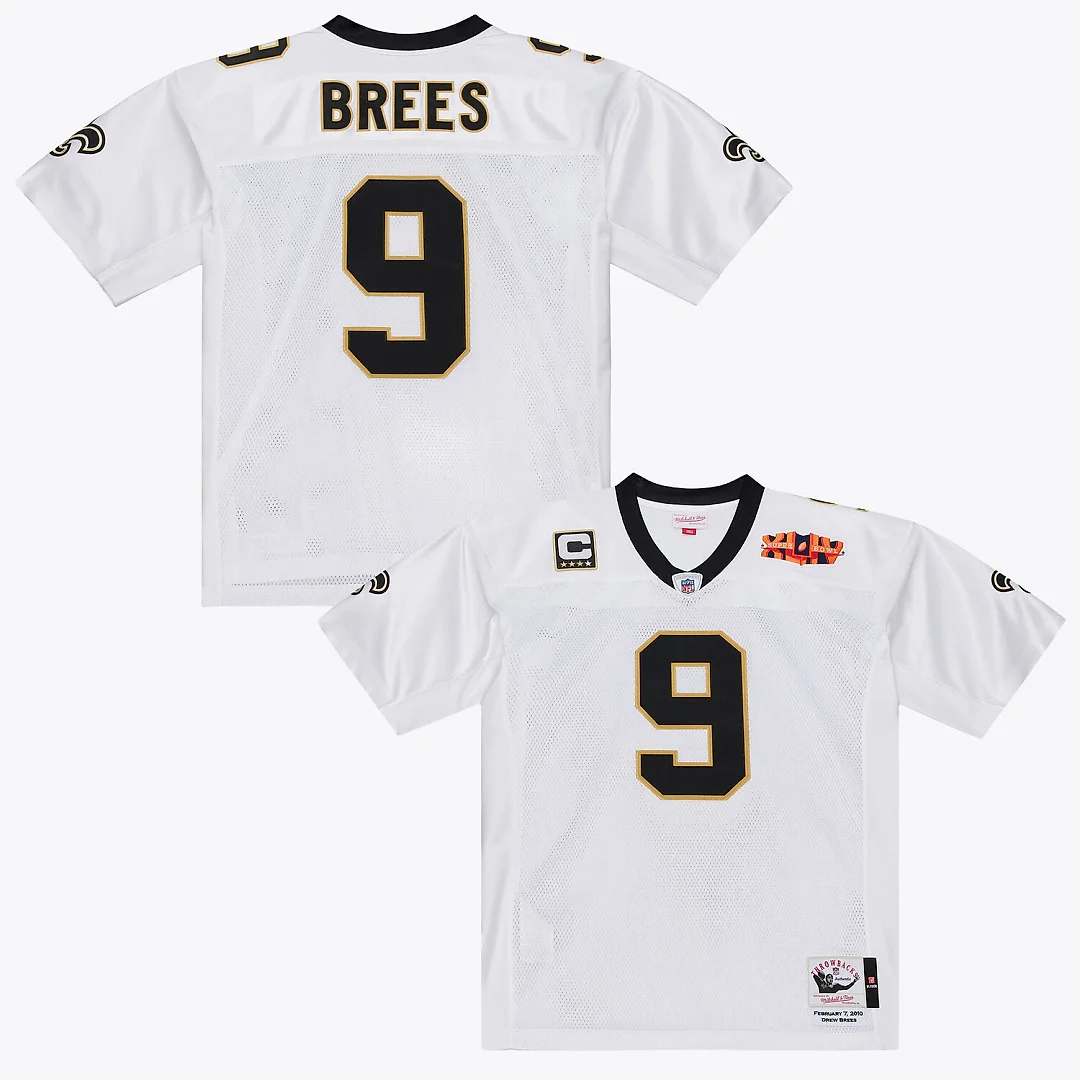 Zennovawear Drew Brees New Orleans Saints Super Bowl XLIV Authentic Jersey - White
