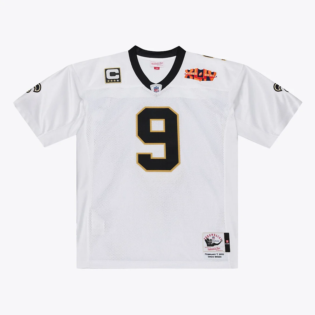 Zennovawear Drew Brees New Orleans Saints Super Bowl XLIV Authentic Jersey - White