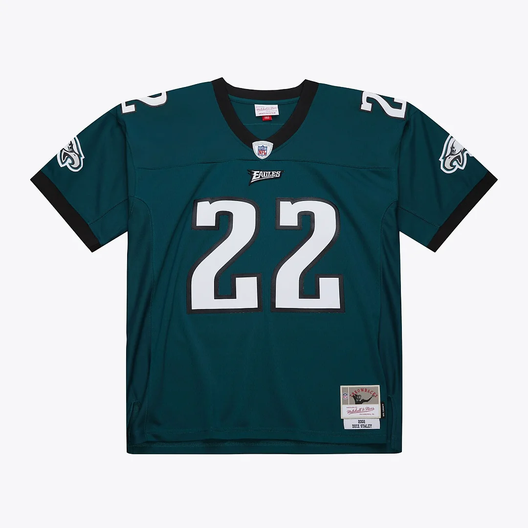 Zennovawear Duce Staley Philadelphia Eagles 2002 Legacy Replica Jersey - Midnight Green