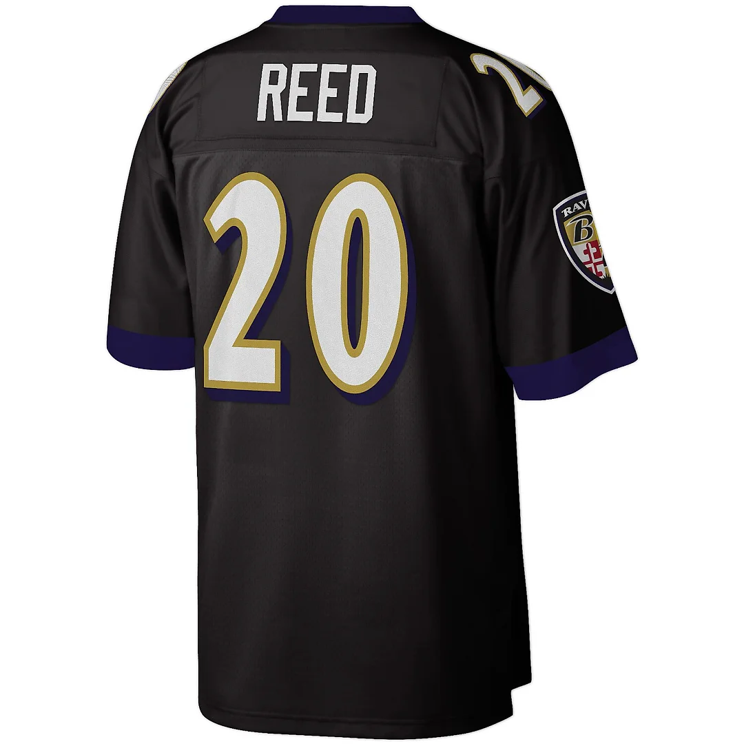 Zennovawear Ed Reed Baltimore Ravens Legacy Replica Jersey - Black