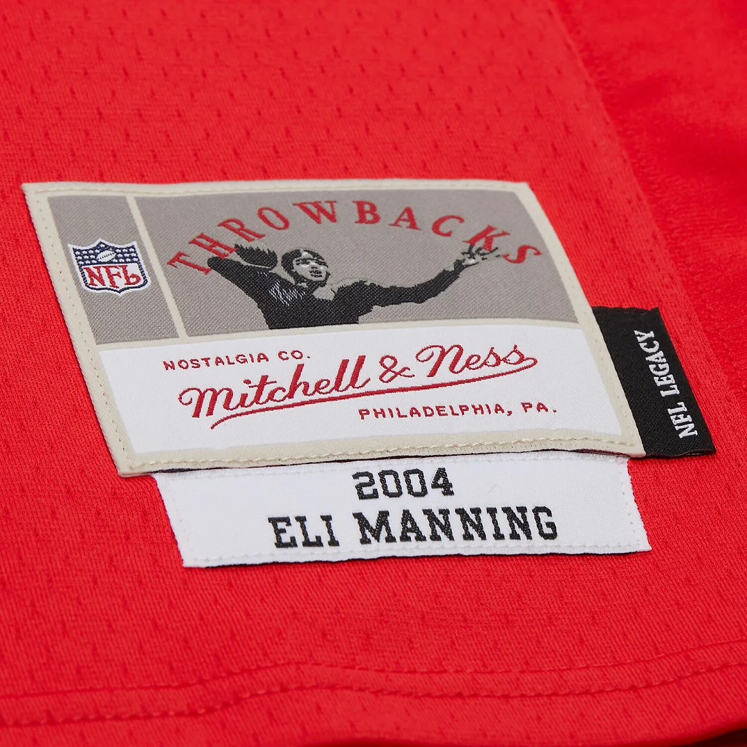 Zennovawear Eli Manning New York Giants 2004 Legacy Replica Jersey - Red