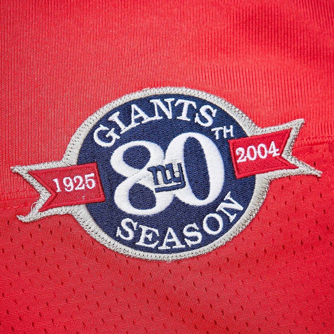Zennovawear Eli Manning New York Giants 2004 Authentic Throwback Retired Player Jersey - Red