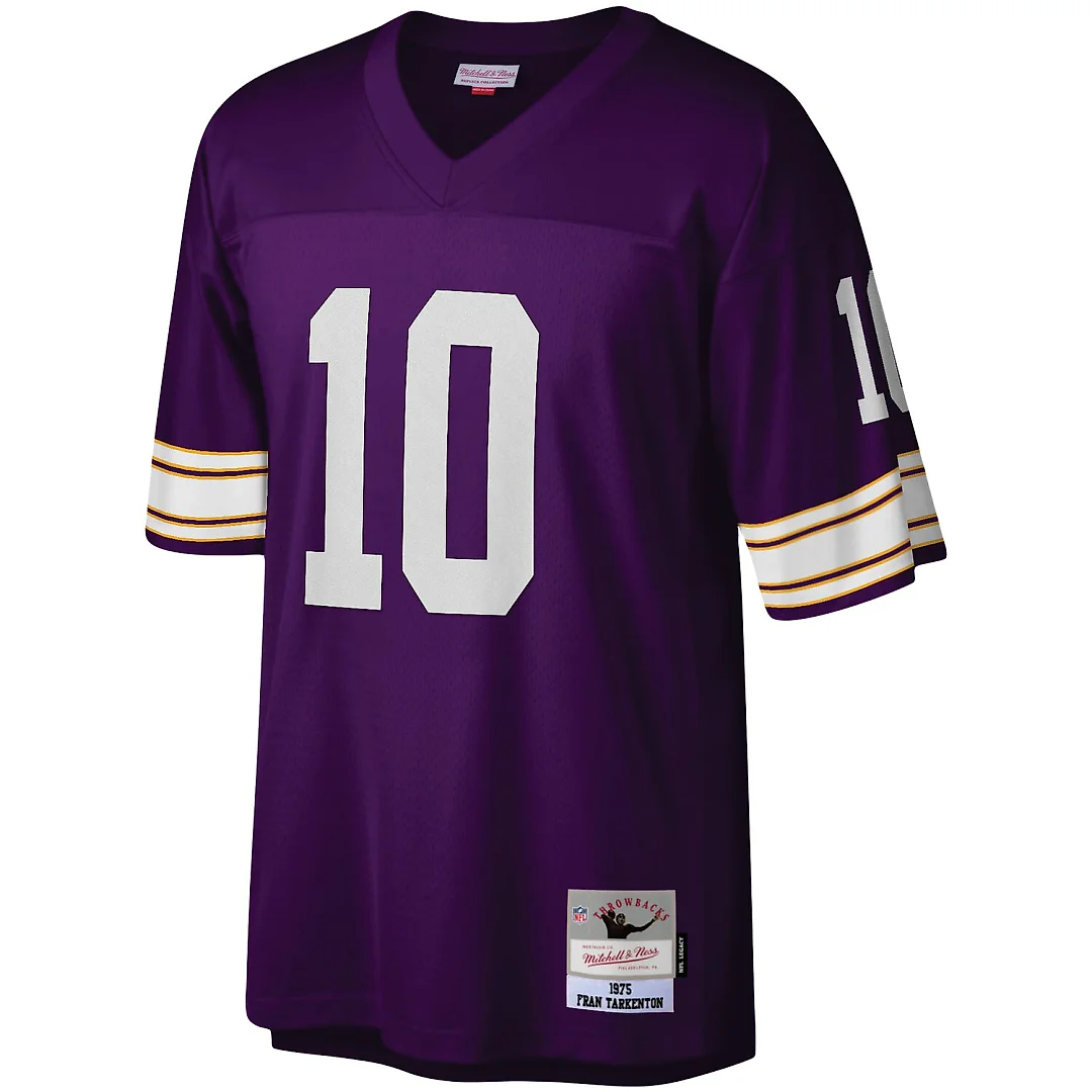Zennovawear Fran Tarkenton Minnesota Vikings Legacy Replica Jersey - Purple