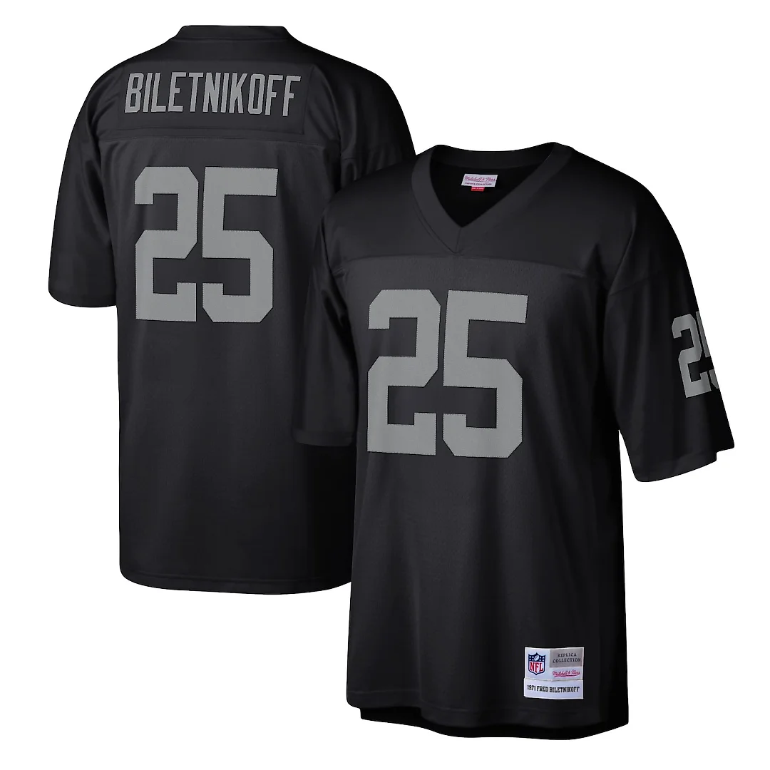 Zennovawear Fred Biletnikoff Las Vegas Raiders Legacy Replica Jersey - Black
