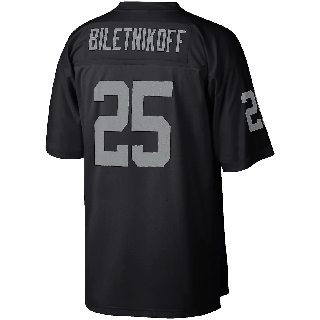 Zennovawear Fred Biletnikoff Las Vegas Raiders Retired Player Legacy Replica Jersey - Black