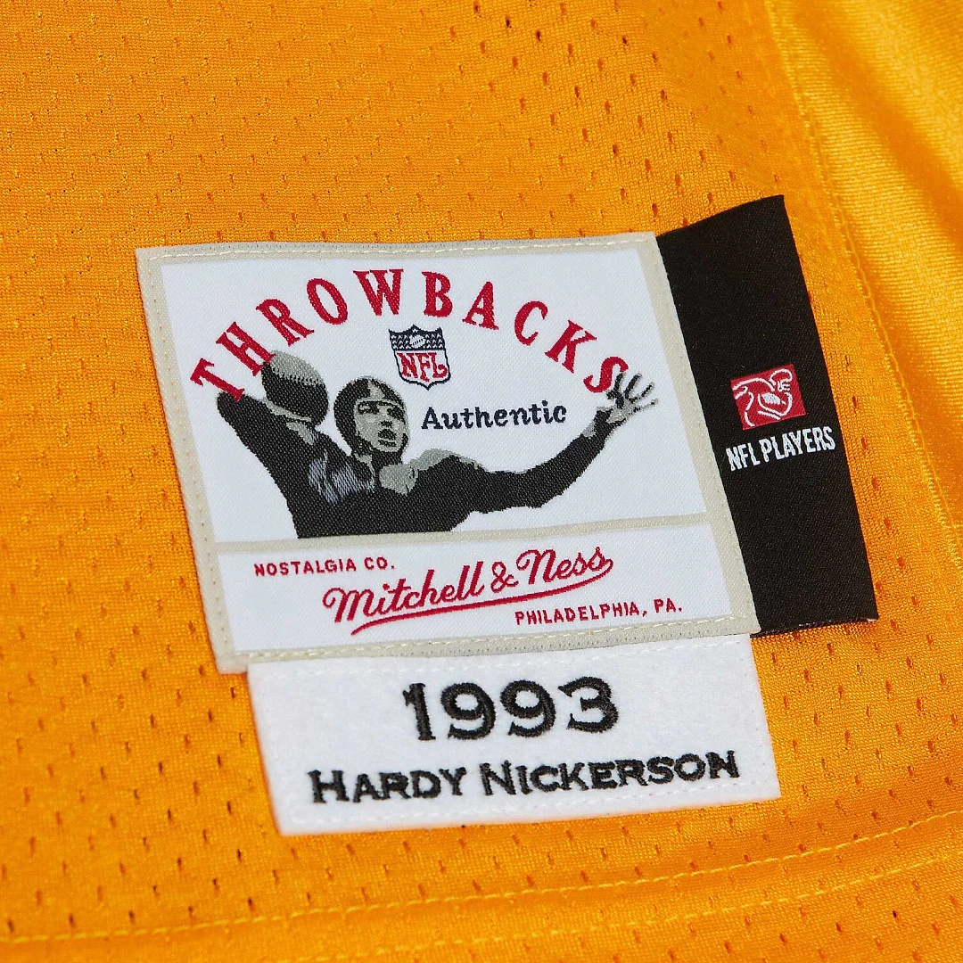 Zennovawear Hardy Nickerson Tampa Bay Buccaneers 1993 Authentic Throwback Retired Player Jersey - Orange