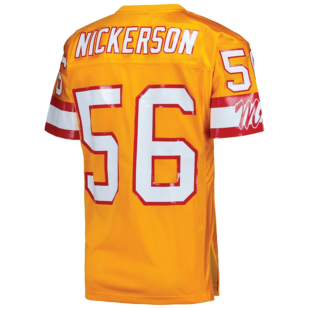 Zennovawear Hardy Nickerson Tampa Bay Buccaneers 1993 Authentic Throwback Retired Player Jersey - Orange
