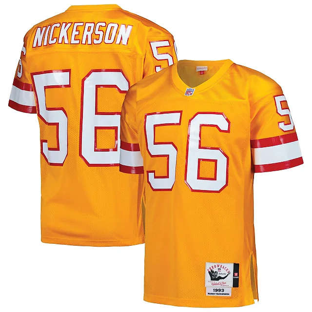 Zennovawear Hardy Nickerson Tampa Bay Buccaneers 1993 Authentic Throwback Retired Player Jersey - Orange