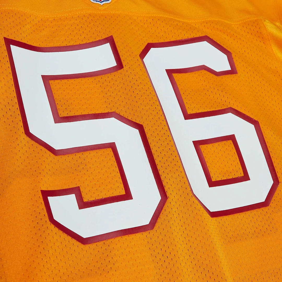 Zennovawear Hardy Nickerson Tampa Bay Buccaneers 1993 Authentic Throwback Retired Player Jersey - Orange