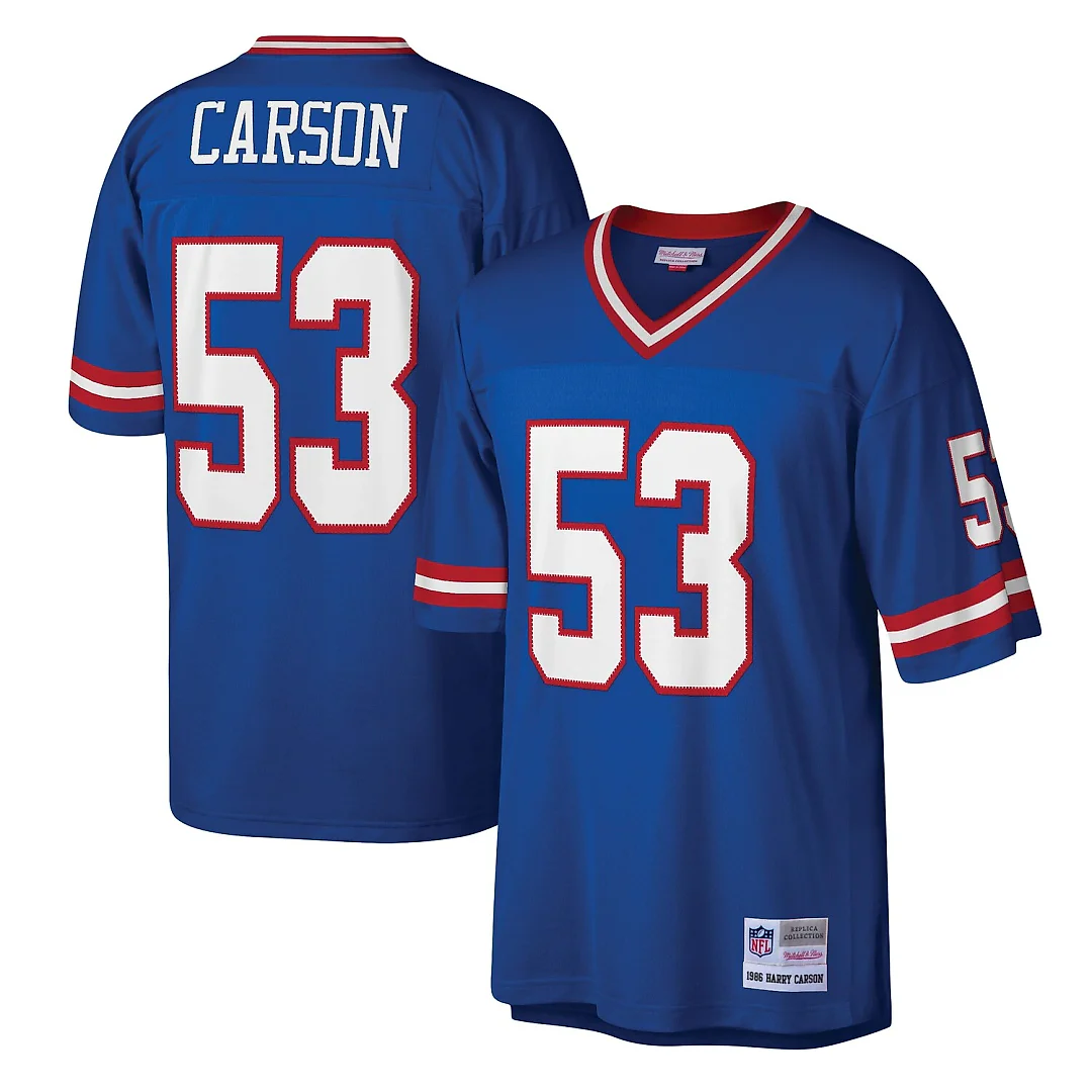 Zennovawear Harry Carson New York Giants Legacy Replica Jersey - Royal