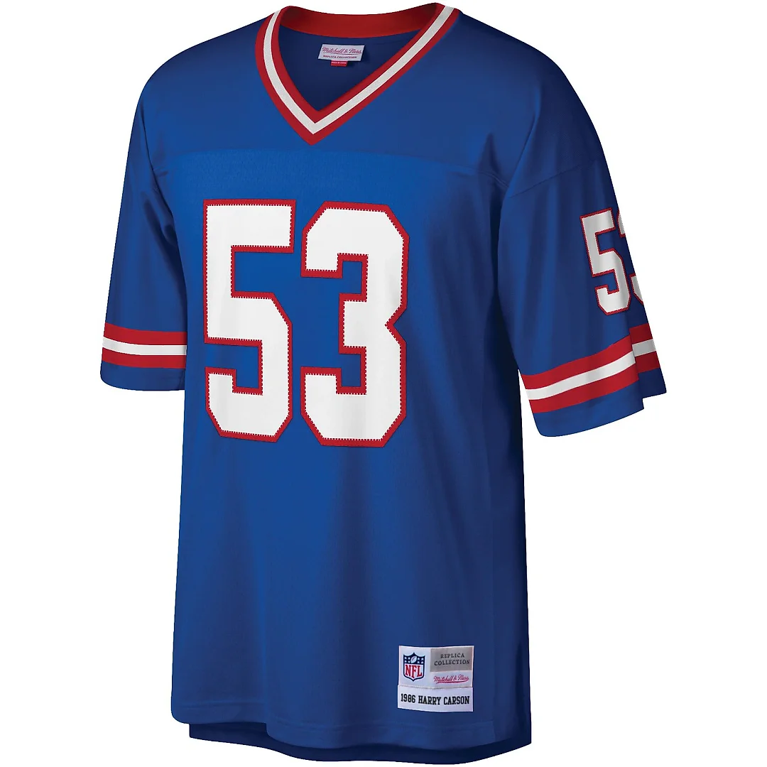 Zennovawear Harry Carson New York Giants Legacy Replica Jersey - Royal
