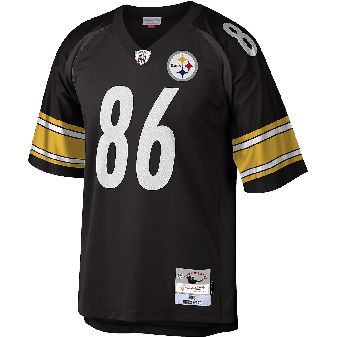 Zennovawear Hines Ward Pittsburgh Steelers Legacy Replica Jersey - Black
