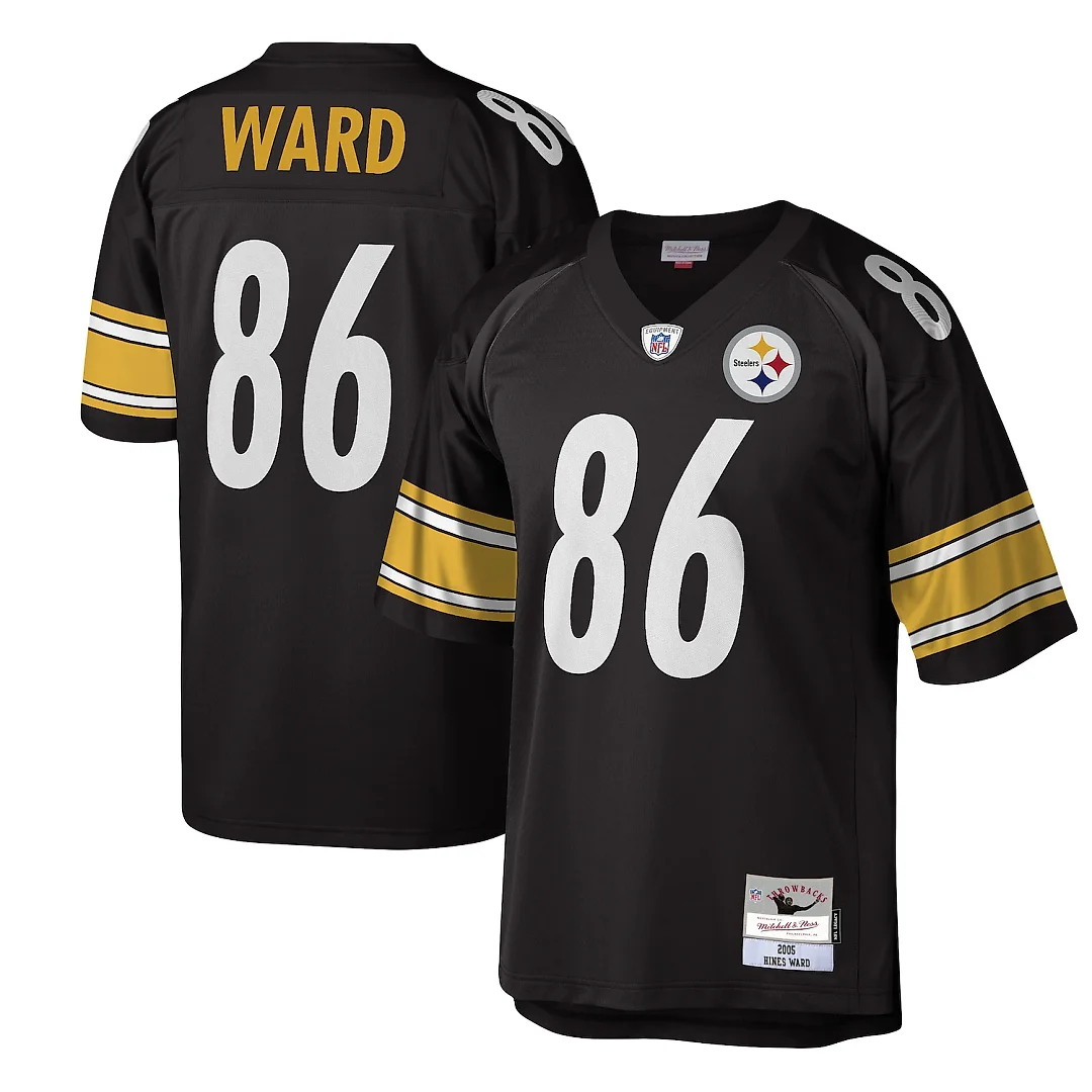 Zennovawear Hines Ward Pittsburgh Steelers Legacy Replica Jersey - Black