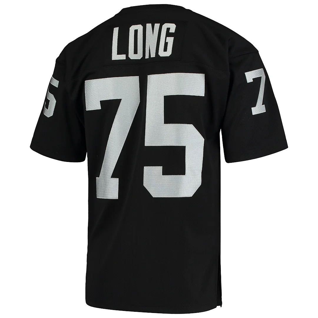 Zennovawear Howie Long Las Vegas Raiders 1983 Authentic Throwback Retired Player Jersey - Black