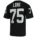 Zennovawear Howie Long Las Vegas Raiders 1983 Authentic Throwback Retired Player Jersey - Black