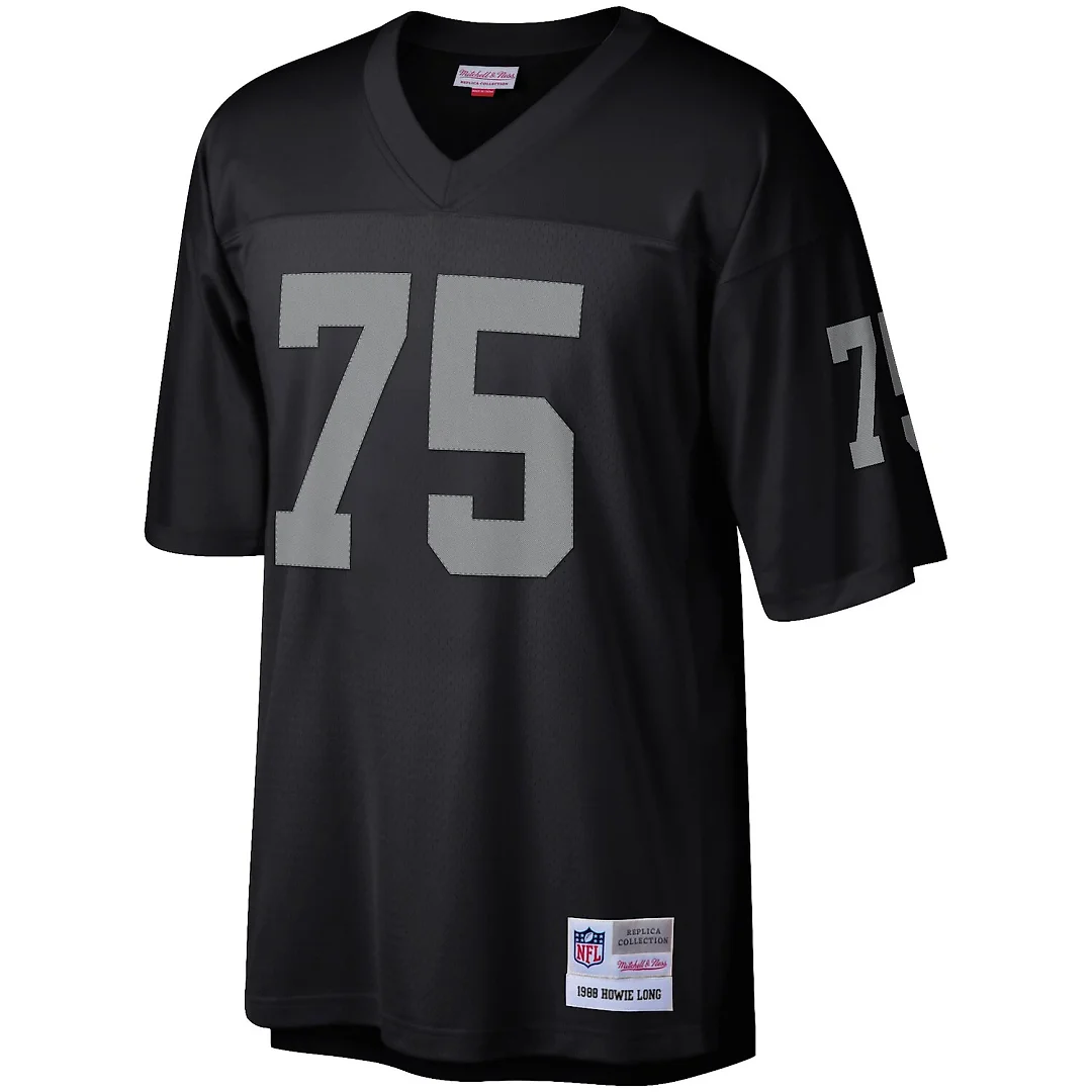 Zennovawear Howie Long Las Vegas Raiders Retired Player Legacy Replica Jersey - Black