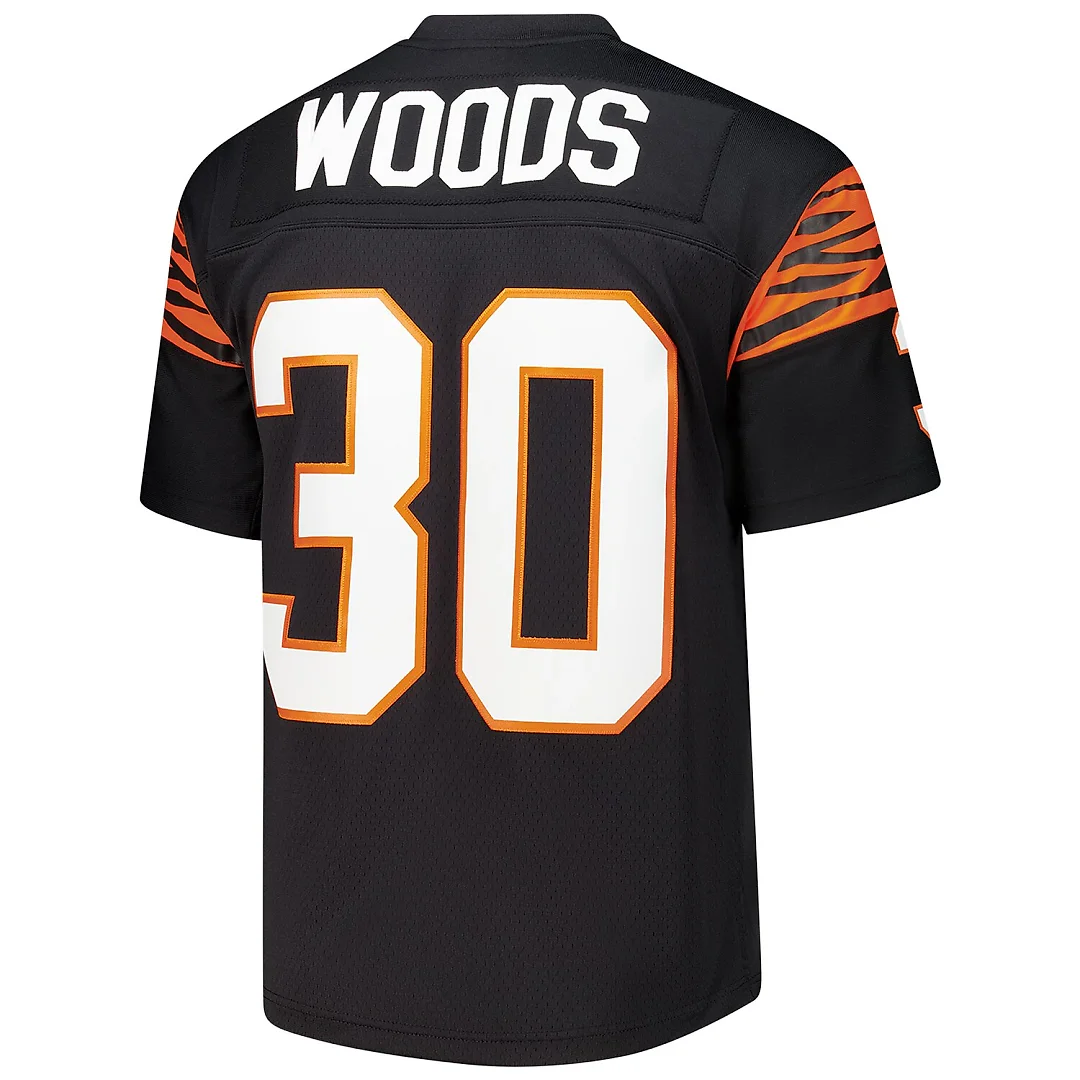 Zennovawear Ickey Woods Cincinnati Bengals 1988 Legacy Replica Jersey - Black