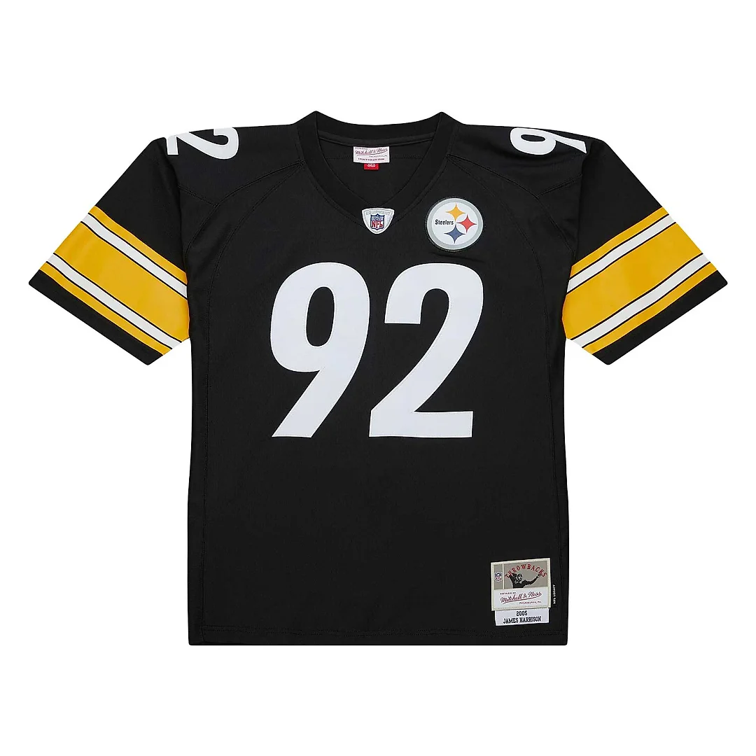Zennovawear James Harrison Pittsburgh Steelers Legacy Replica Jersey - Black