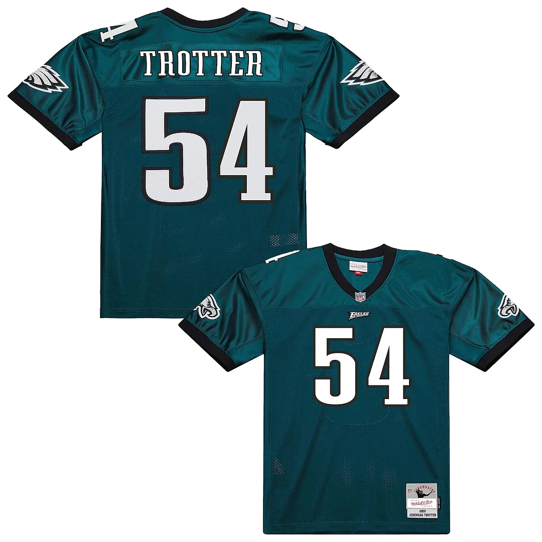 Zennovawear Jeremiah Trotter Philadelphia Eagles 2000 Legacy Throwback Replica Jersey - Green