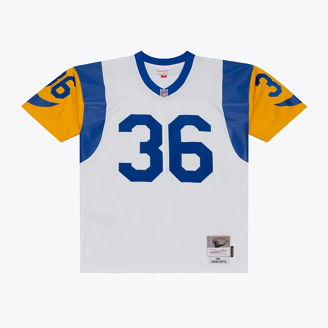 Zennovawear Jerome Bettis Los Angeles Rams Retired Legacy Replica Player Jersey - White