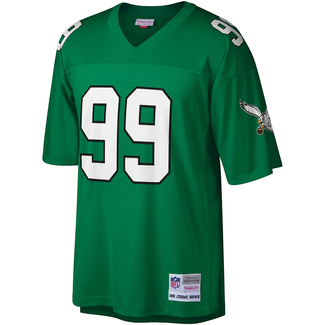 Zennovawear Jerome Brown Philadelphia Eagles Legacy Replica Jersey - Kelly Green