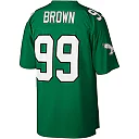 Zennovawear Jerome Brown Philadelphia Eagles Legacy Replica Jersey - Kelly Green