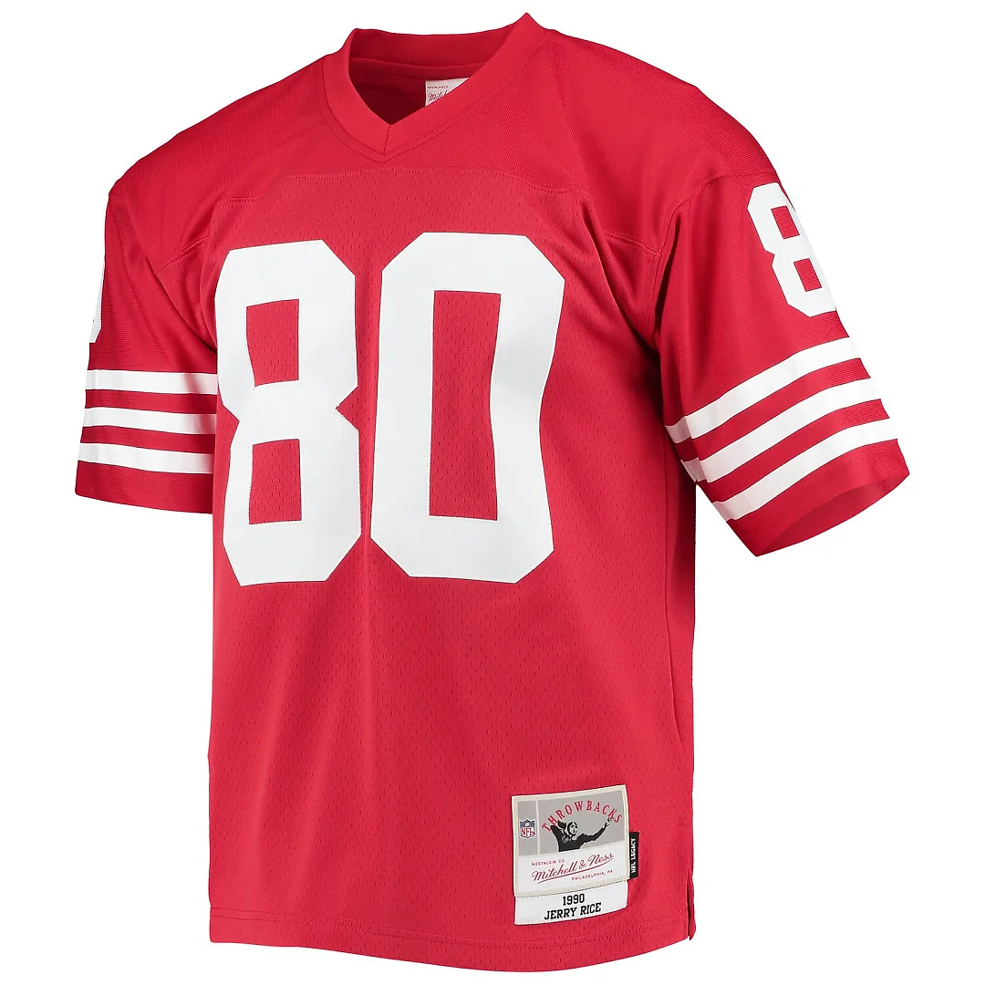 Zennovawear Jerry Rice San Francisco 49ers Legacy Replica Jersey - Scarlet
