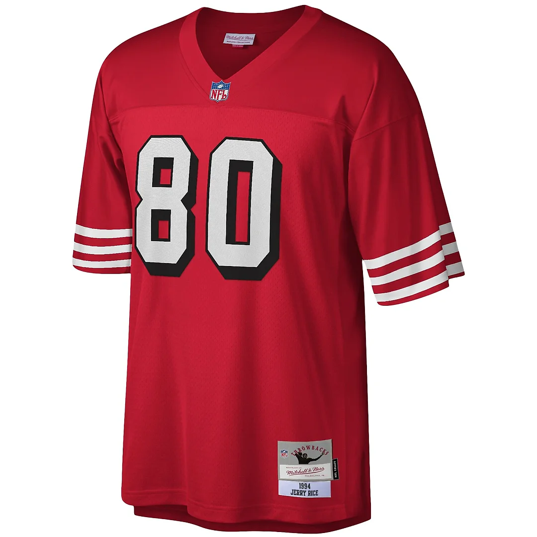 Zennovawear Jerry Rice San Francisco 49ers Legacy Replica Jersey - Scarlet