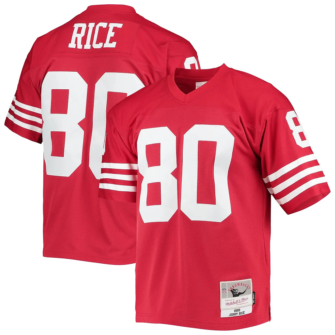 Zennovawear Jerry Rice San Francisco 49ers Legacy Replica Jersey - Scarlet