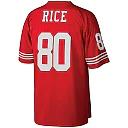 Zennovawear Jerry Rice San Francisco 49ers Big & Tall 1990 Retired Player Replica Jersey - Scarlet