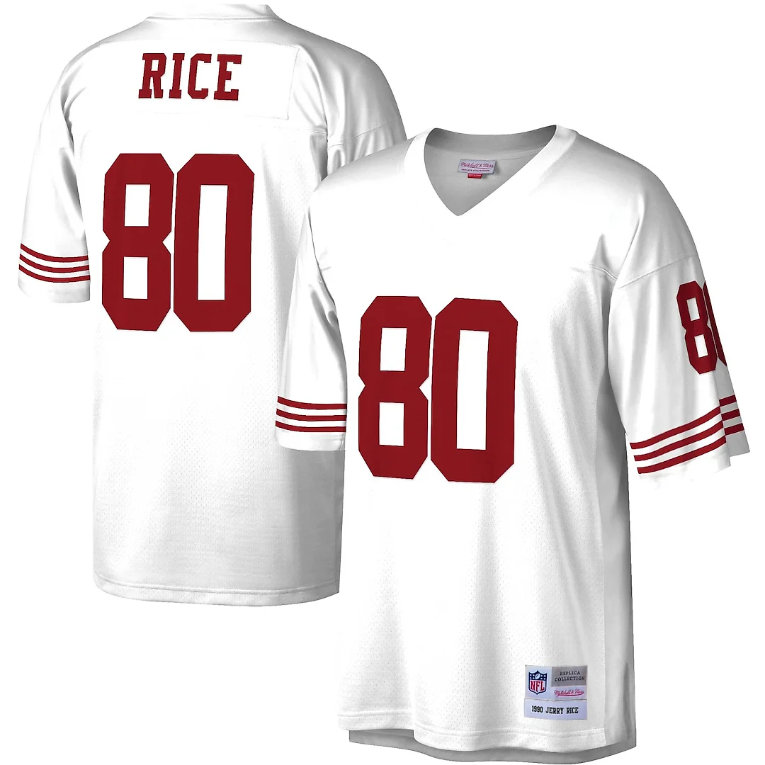 Zennovawear Jerry Rice San Francisco 49ers Legacy Replica Jersey - White