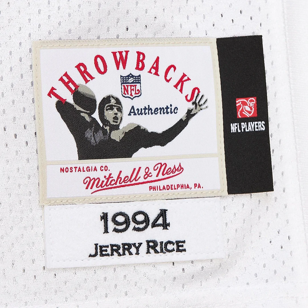 Zennovawear Jerry Rice San Francisco 49ers 1994 Authentic Throwback Retired Player Jersey - White