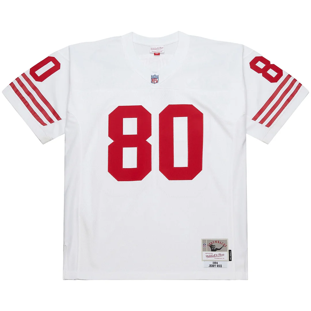Zennovawear Jerry Rice San Francisco 49ers 1994 Legacy Replica Jersey - White