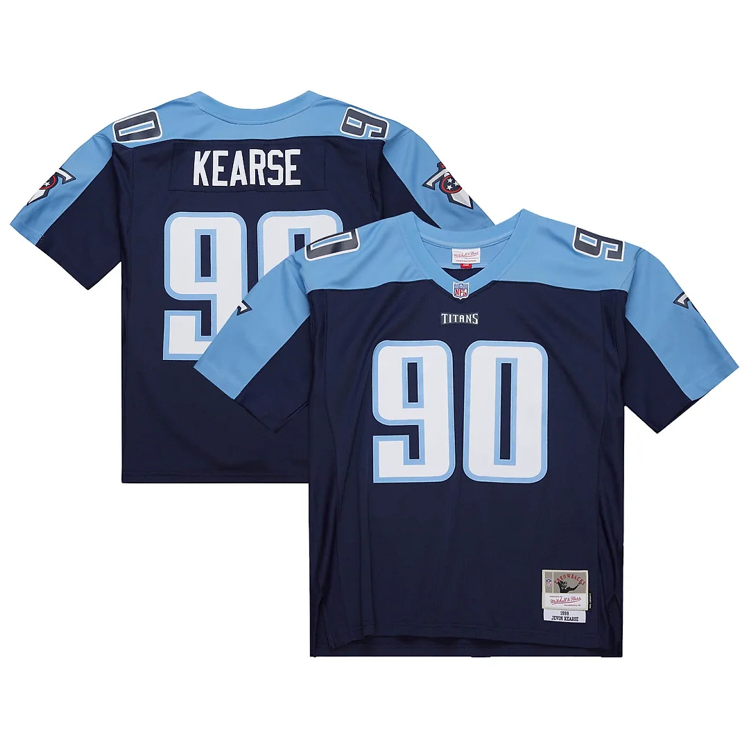 Zennovawear Jevon Kearse Tennessee Titans 1999 Legacy Replica Jersey - Navy