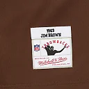 Zennovawear Jim Brown Cleveland Browns Player Name & Number Hoodie Legacy Jersey - Brown