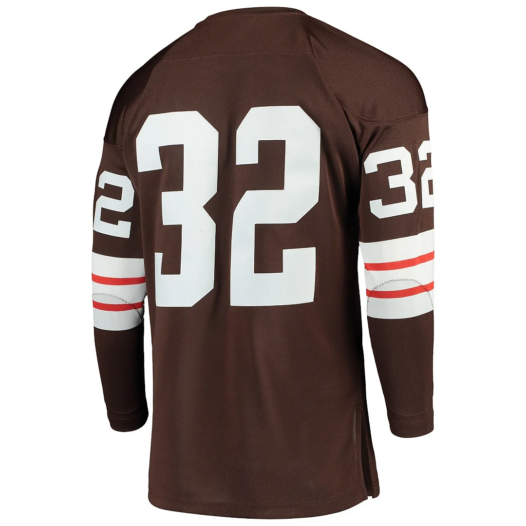 Zennovawear Jim Brown Cleveland Browns 1964 Authentic Throwback Retired Player Jersey - Brown