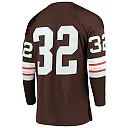 Zennovawear Jim Brown Cleveland Browns 1964 Authentic Throwback Retired Player Jersey - Brown