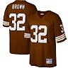 Zennovawear Jim Brown Cleveland Browns Big & Tall 1963 Retired Player Replica Jersey - Brown