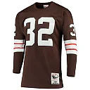 Zennovawear Jim Brown Cleveland Browns 1964 Authentic Throwback Retired Player Jersey - Brown