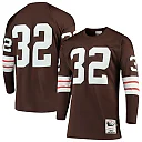 Zennovawear Jim Brown Cleveland Browns 1964 Authentic Throwback Retired Player Jersey - Brown