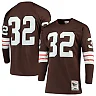 Zennovawear Jim Brown Cleveland Browns 1964 Authentic Throwback Retired Player Jersey - Brown
