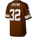 Zennovawear Jim Brown Cleveland Browns Big & Tall 1963 Retired Player Replica Jersey - Brown