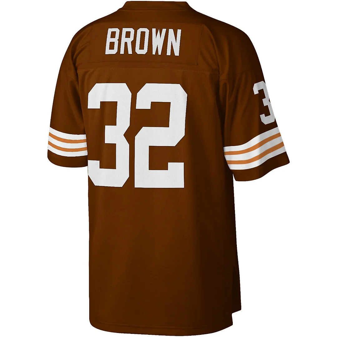 Zennovawear Jim Brown Cleveland Browns Legacy Replica Jersey - Brown