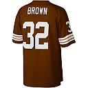 Zennovawear Jim Brown Cleveland Browns Legacy Replica Jersey - Brown