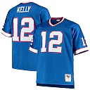 Zennovawear Jim Kelly Buffalo Bills Big & Tall 1990 Retired Player Replica Jersey - Royal