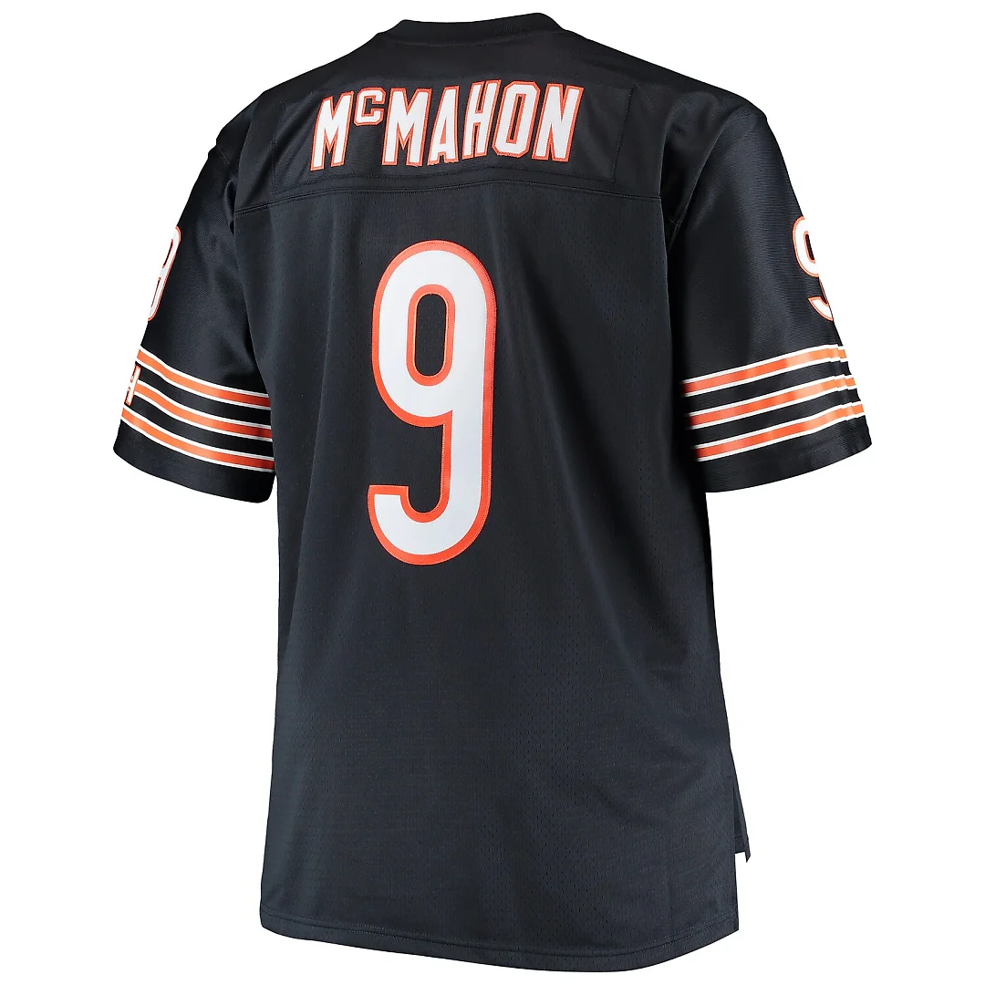 Zennovawear Jim McMahon Chicago Bears Big & Tall 1985 Retired Player Replica Jersey - Navy
