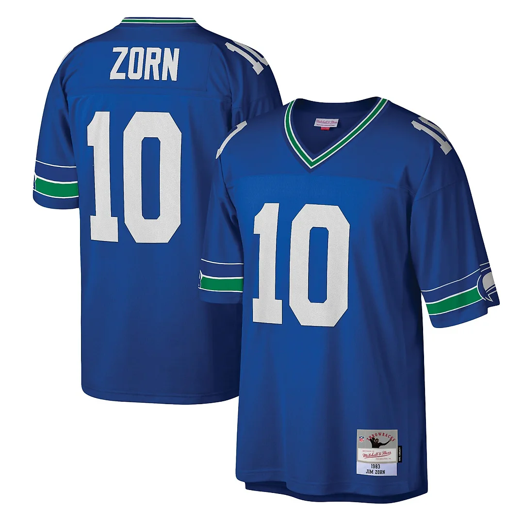 Zennovawear Jim Zorn Seattle Seahawks Legacy Replica Jersey - Royal
