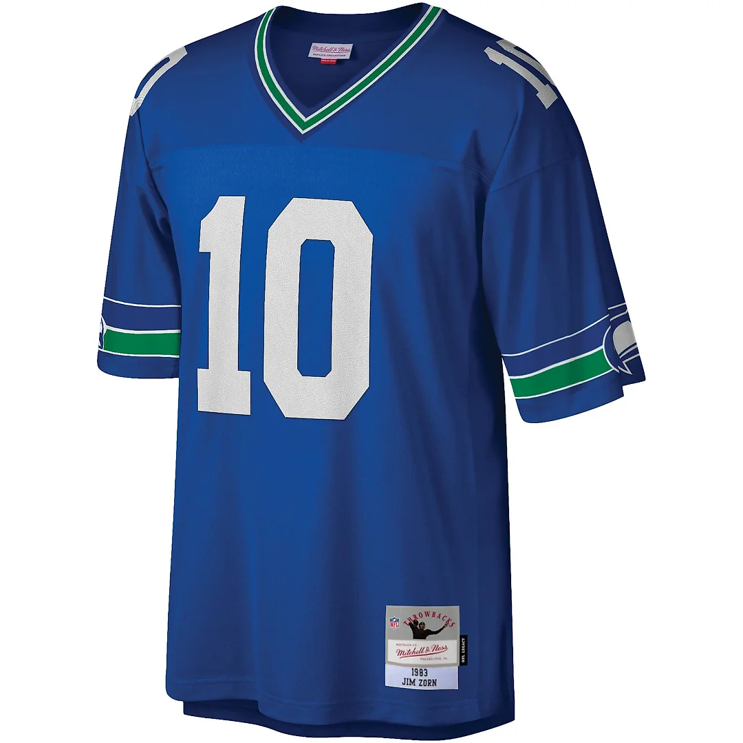 Zennovawear Jim Zorn Seattle Seahawks Legacy Replica Jersey - Royal