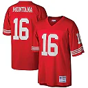 Zennovawear Joe Montana San Francisco 49ers Big & Tall 1990 Retired Player Replica Jersey - Scarlet