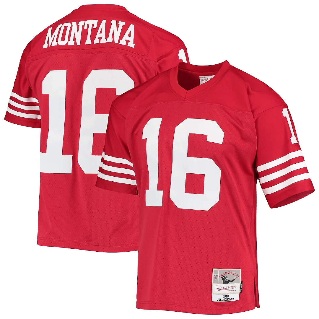 Zennovawear Joe Montana San Francisco 49ers Legacy Replica Jersey - Scarlet